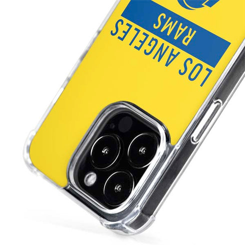 NFL Los Angeles Rams White Performance Series iPhone 15 Pro MagSafe Case